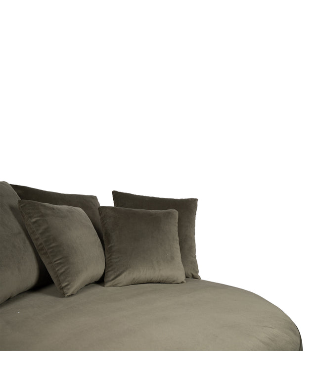 Fayen Velvet Green fauteuil half round KD