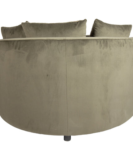 Fayen Velvet Green fauteuil half round KD