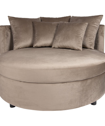 Fayen Velvet Sand fauteuil half round KD