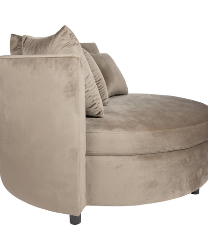 Fayen Velvet Sand fauteuil half round KD