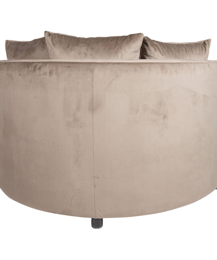 Fayen Velvet Sand fauteuil half round KD
