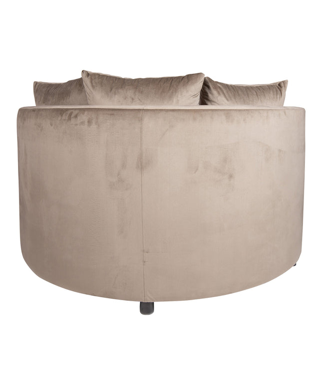 Fayen Velvet Sand fauteuil half round KD