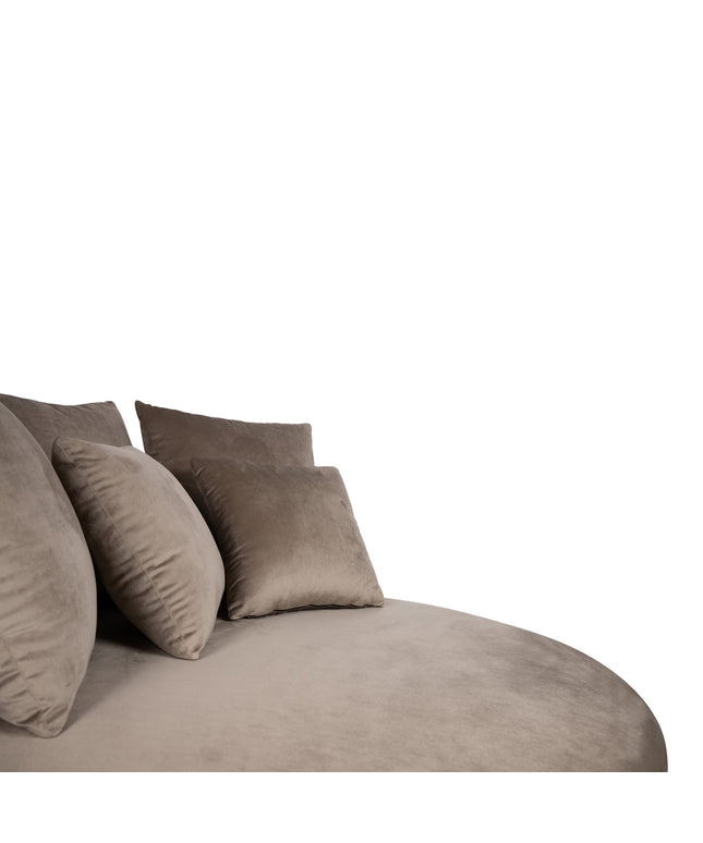 Fayen Velvet Sand fauteuil half round KD