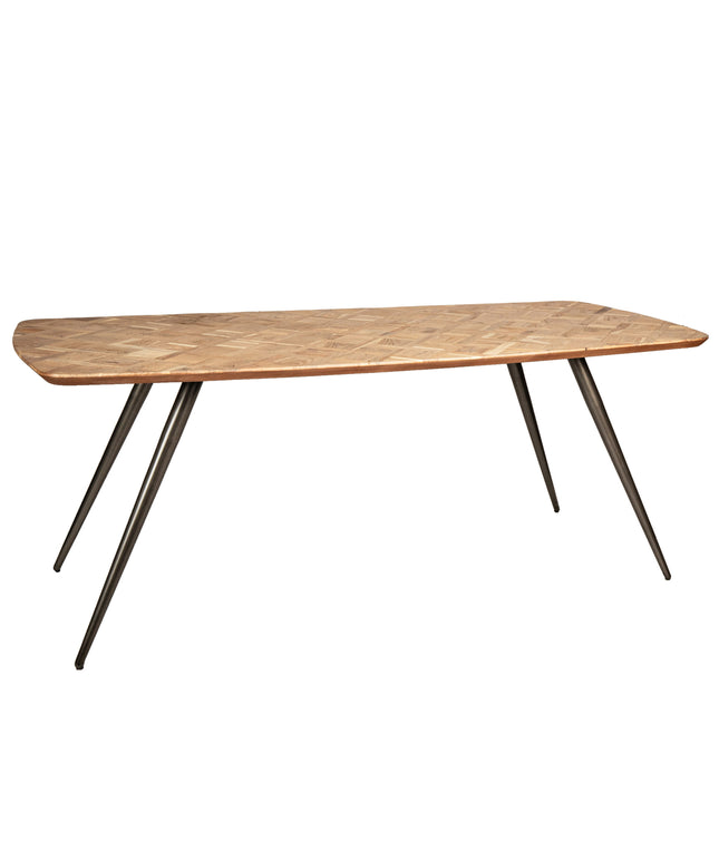 Fieron Natural acaia wooden diningtable oval 200cm