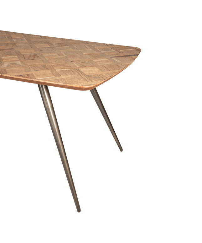 Fieron Natural acaia wooden diningtable oval 200cm