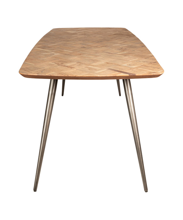 Fieron Natural acaia wooden diningtable oval 200cm