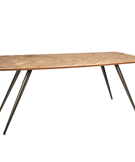 Fieron Natural acaia wooden diningtable oval 240cm