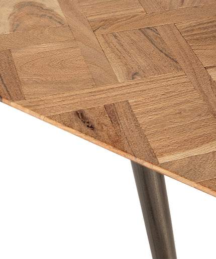 Fieron Natural acaia wooden diningtable oval 240cm