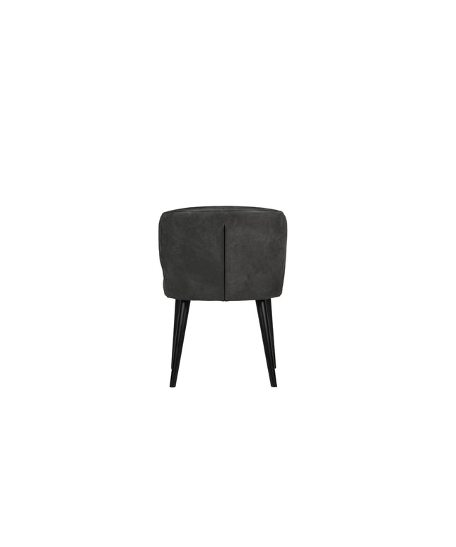 Fiori Anthracite terra leather dining chair