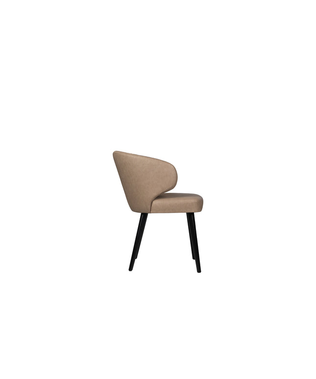 Fiori Sand 6206 mio vegan leather dining chair