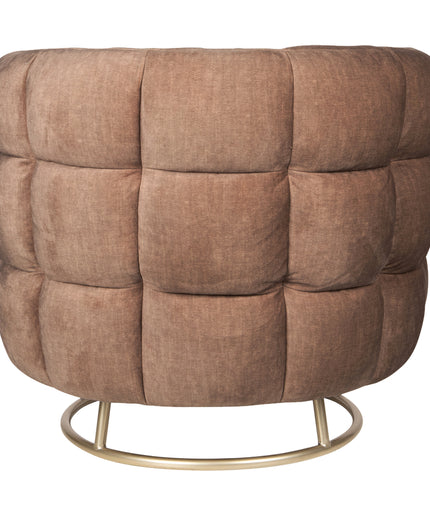 Fluffy fauteuil vogue 3 antelope gold base