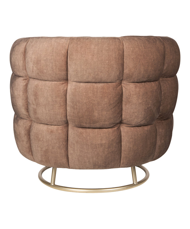 Fluffy fauteuil vogue 3 antelope gold base