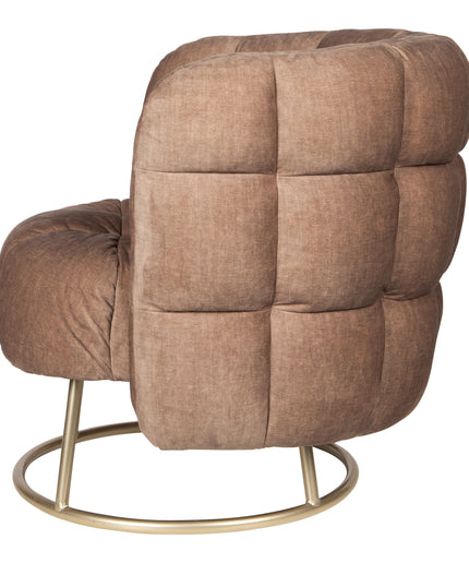 Fluffy fauteuil vogue 3 antelope gold base