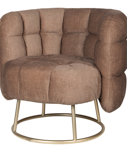 Fluffy fauteuil vogue 3 antelope gold base