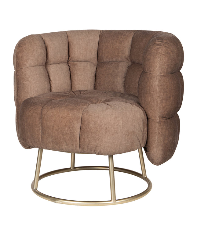 Fluffy fauteuil vogue 3 antelope gold base