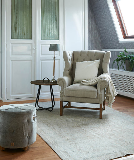 Franklin Park Wing Chair Linen Flax