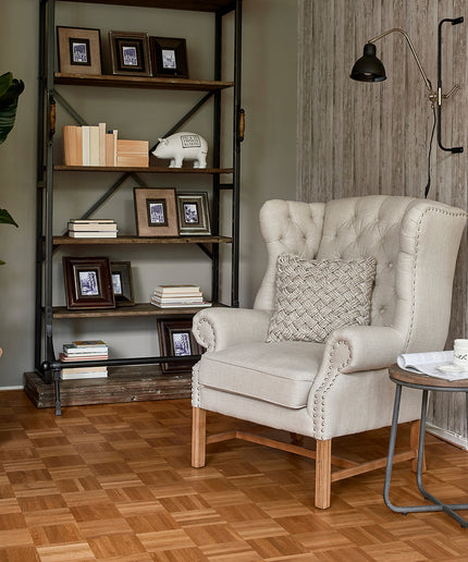 Franklin Park Wing Chair Linen Flax