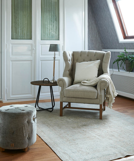 Franklin Park Wing Chair Linen Flax
