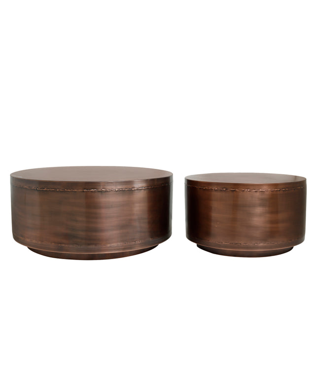 Georgy Copper iron side table round SV2