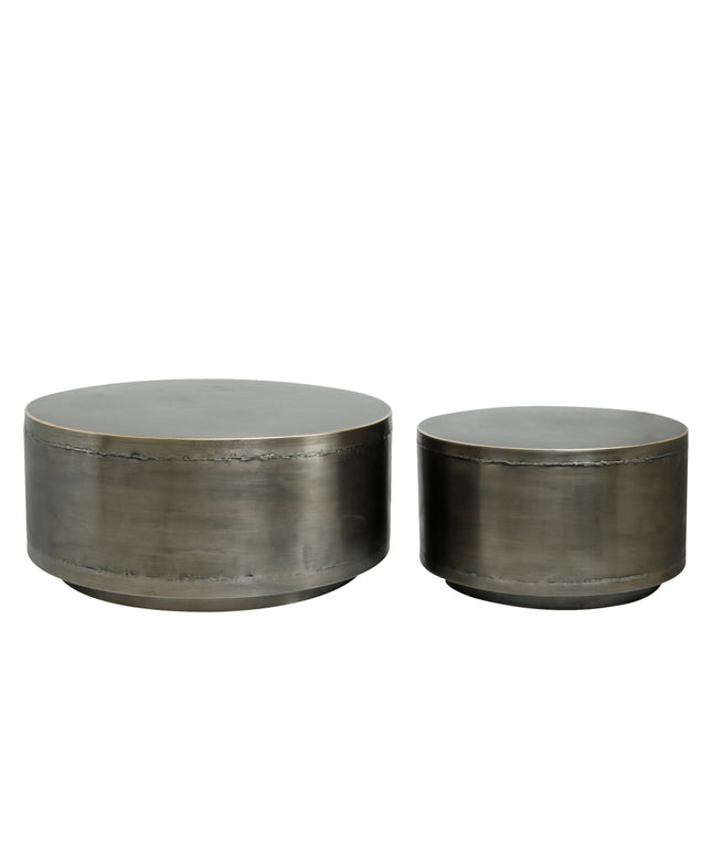 Georgy Nickel iron side table round SV2