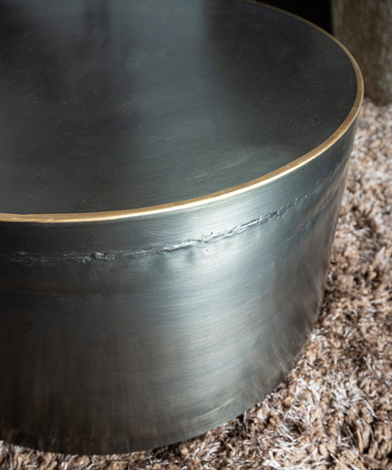 Georgy Nickel iron side table round SV2
