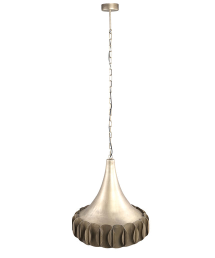 Gindy Gold metal hanging lamp curved rounds design
