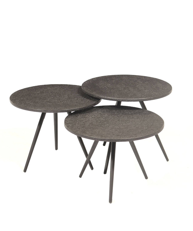 Hardin Black liquid metal coffee table SV3
