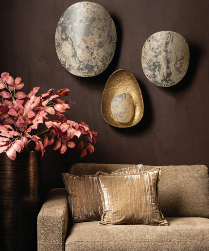Hen Natural stone veneer wall lamp large