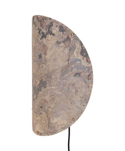 Hen Natural stone veneer wall lamp large