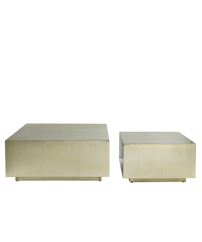 Irvy Gold iron coffeetable square matt sv2