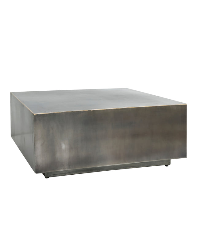 Irvy Nickle iron coffeetable square gold border sv