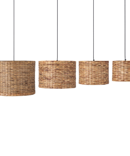 Jaden Natural seagrass hanging lamp herringboneSV4