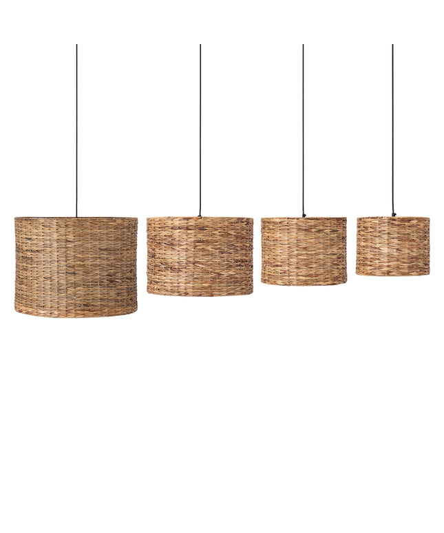 Jaden Natural seagrass hanging lamp herringboneSV4