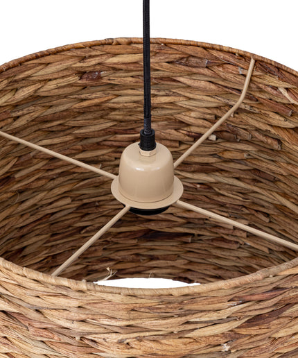 Jaden Natural seagrass hanging lamp herringboneSV4