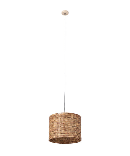 Jaden Natural seagrass hanging lamp herringboneSV4