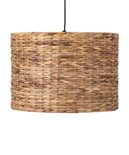 Jaden Natural seagrass hanging lamp herringboneSV4