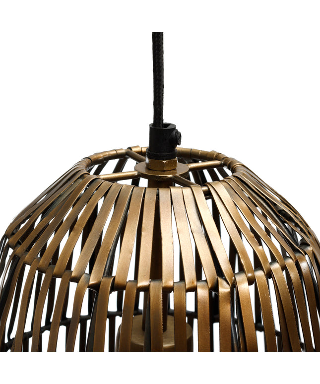 Jenner Brass iron wire hanging lamp round high