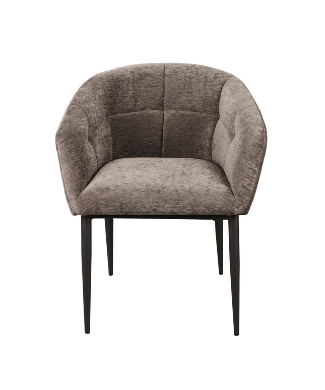 Jeno Anthracite 16 aura fabric armchair black