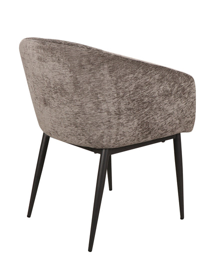Jeno Anthracite 16 aura fabric armchair black