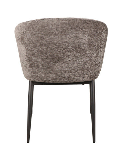 Jeno Anthracite 16 aura fabric armchair black