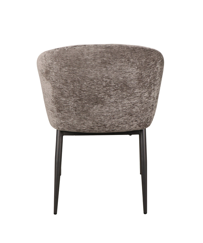 Jeno Anthracite 16 aura fabric armchair black
