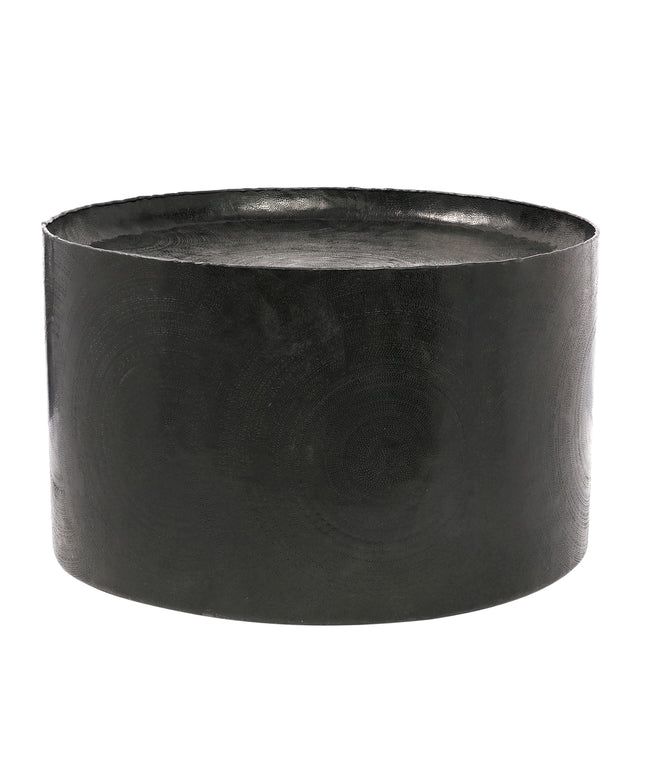 Jerry Bronze alu sheet coffeetable print round SV2