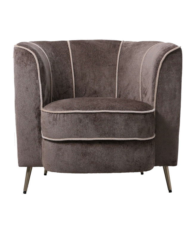 John Grey fauteuil aphrodite 7 mocco beige stripes