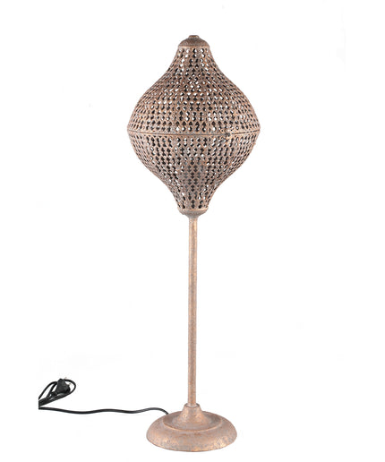 Jolene Copper metal floorlamp lemon shape