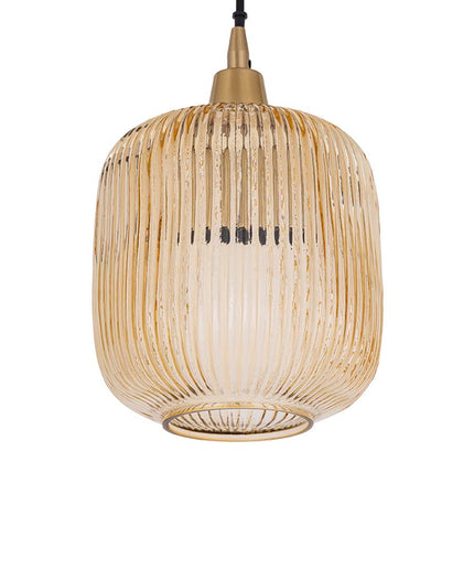 Juliet Amber glass hanging lamp regular