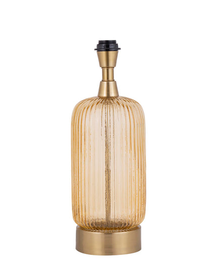 Juliet Amber glass lampbase long