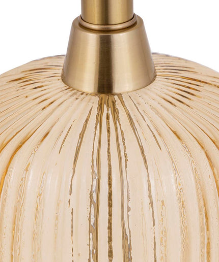 Juliet Amber glass lampbase long