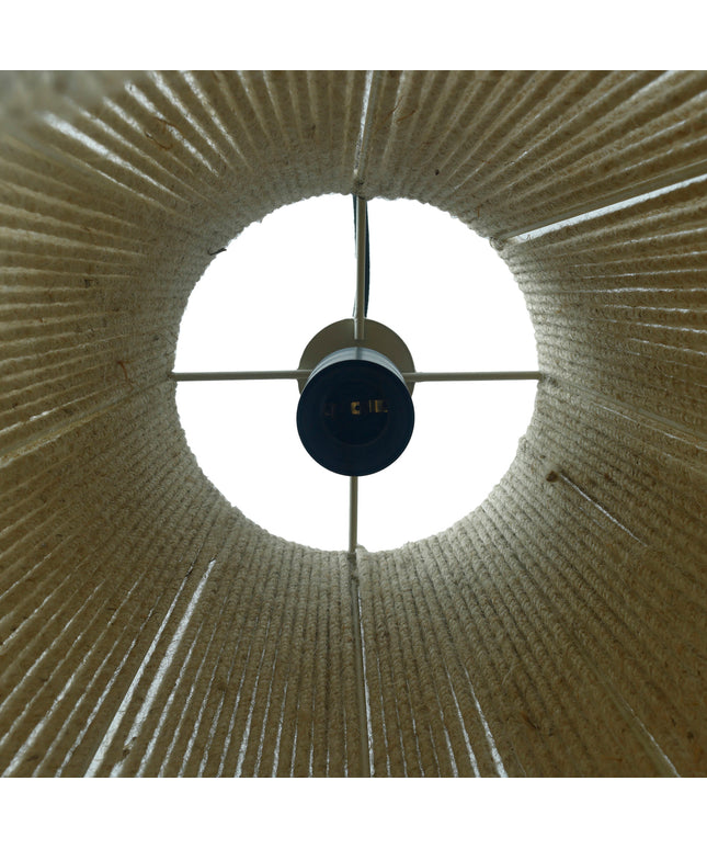 Juta Natural jute hanging lamp long round