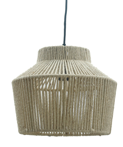 Juta Natural jute hanging lamp small round