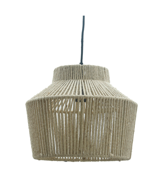 Juta Natural jute hanging lamp small round